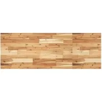 vidaXL Waschtischplatte aus Akazienholz, 120x50cm - Waschplätze: Hochwertige Waschtischplatte aus massivem Akazienholz mit Ölbeschichtung für erhöhte Widerstandsfähigkeit gegen Feuchtigkeit und rustikalen Charme im Badezimmer.