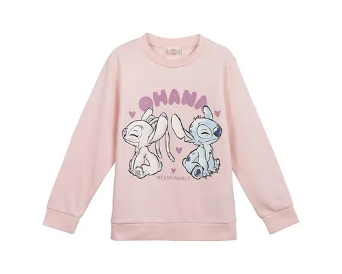 Cerda Sweatshirt Disney Stitch Sweatshirt Kinder Baumwolle Polyester angeraut bequem