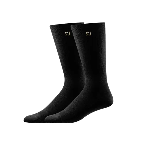 Footjoy ProDry Crew Golf Socken Doppelpack schwarz