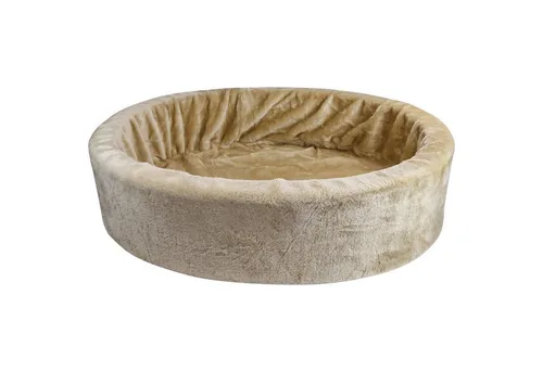 Schecker Tierkorb Teddy Schaumstoffbett - Kuscheliges Hundebett in verschiedenen Größen - Tierbetten, flauschig-weiches Schaumstoffbett mit abnehmbaren, waschbaren Bezügen für höchsten Komfort. Ideal für Kuschelfreunde und passt in jedes Wohnzimmer.