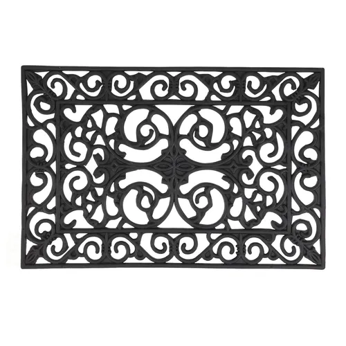 Fußmatte gummi Schmutzfangmatte Türvorleger rutschfest witterungsbeständig