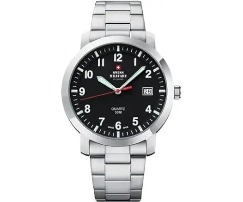 Swiss Military by Chrono Analog mid-37712, Silber
