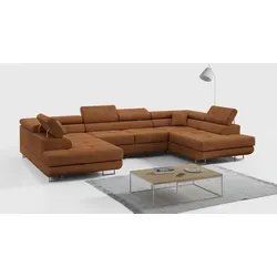 GUSTAW-U Ecksofa in orange von MKS Meble