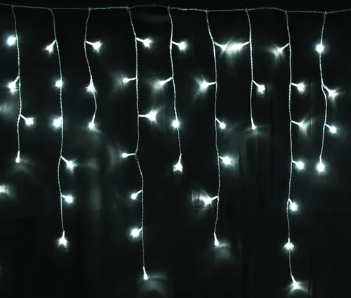Linder Exclusiv Weihnachts-Regenlicht 120 LED Kaltweiß