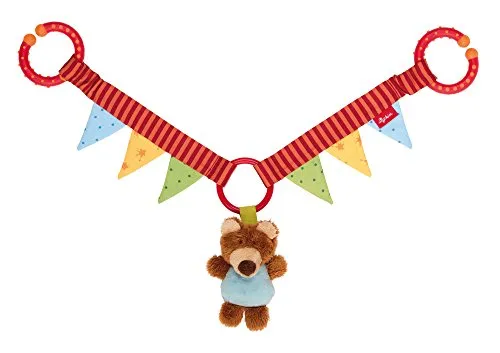 sigikid, Mädchen und Jungen, Wagenkette Bär, Mehrfarbig, 41440
