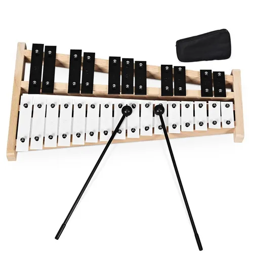 Noten Glockenspiel Xylophon mit Schlägel & Tragetasche 27
