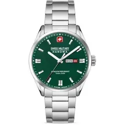 Swiss Military Hanowa SMWGH0001603 Roadrunner Maxed Herrenuhr - Armbanduhr für Herren mit massivem Edelstahlgehäuse, Saphirglas und präzisem Swiss Ronda Quarzwerk - Wasserdicht bis 10 Bar für Abenteuer und Alltag.