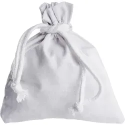 Baumwollsäckchen 100 x 130 mm  | weiß, Baumwolle 10 von SPRINTIS