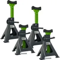 TRUTZHOLM 4X Unterstellböcke mit 6 Tonnen Tragkraft - Stützböcke zur sicheren Unterstützung von Fahrzeugen, ideal für Werkstätten oder Heimwerkerprojekte. Hohe Tragkraft von 6 Tonnen sorgt für maximale Sicherheit.