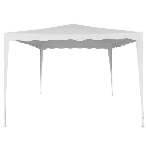 AKTIVE 62186 Pavillon, zerlegbar, 300 x 300 x 250 cm, Weiß