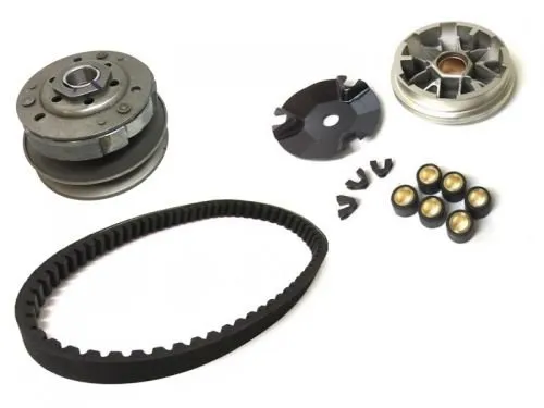 Variomatik Kupplung Wandler Keilriemen Set passend für Yamaha Aerox Minarelli – Neuer Variomatik Antriebssatz passend für 50ccm Minarelli Motor – Kupplung, Wandler, Variomatik, Keilriemen (757x16,5mm)