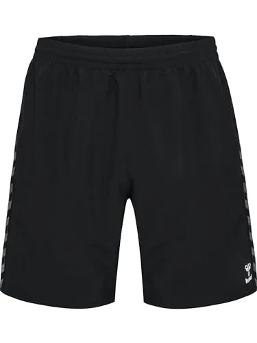 hummel Verstellbare Taille Kurze Hose Hmlauthentic Herren - Shorts mit ActiveStretch und elastischem Bund für optimalen Tragekomfort, ausgestattet mit Reißverschlusstasche und Bee Cool Technologie für bessere Atmungsaktivität.