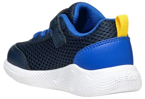 Geox Baby B Sprintye Boy C Sneaker für Jungen, Blau, 20 EU - Bequeme Baby Sneaker mit atmungsaktivem Obermaterial und Klettverschluss, ideal für die ersten Schritte.