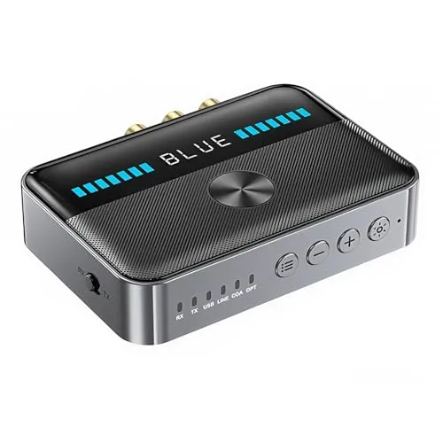 Bluetooth 5.3 Sender Empfänger – 2 in 1 Bluetooth Adapter mit NFC