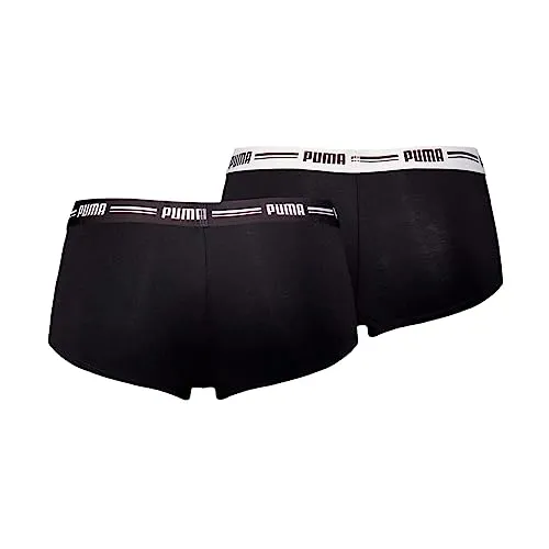 PUMA Damen Mini Short Unterwäsche, Schwarz, XS EU in schwarz von PUMA