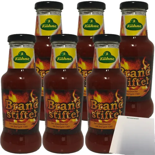 Kühne Würzsauce Brandstifter 6er Pack