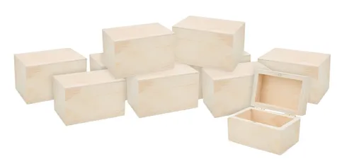 Holzkästchen mit Magnetverschluss VBS Großhandelspackung 10
