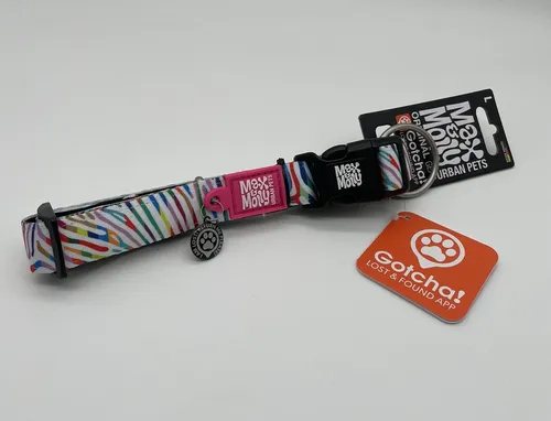 Max & Molly Original Smart ID Hundehalsband Magic Zebra L 39-62cm 228084