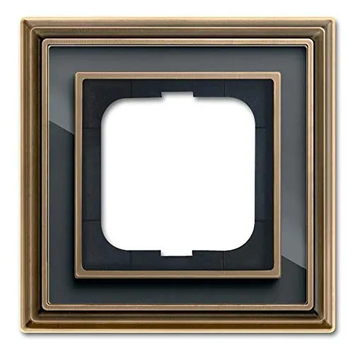 Busch-Jaeger 1721-845 Rahmen 1-f - Lichtschalter-Rahmen in anthrazit, ideal für moderne Wohnräume. Robust und halogenfrei, passend für Unterputzmontage mit elegantem, mattem Oberflächenschutz.