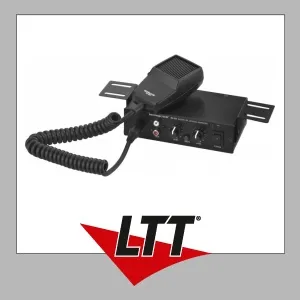 MONACOR PA-102 ELA-Verstärker - ELA-Mono-Mischverstärker mit 8,5 W, ideal für Veranstaltungen, inklusive PTT-Handmikrofon und Sirenen-Funktion, kompakt und robust im Metallgehäuse.