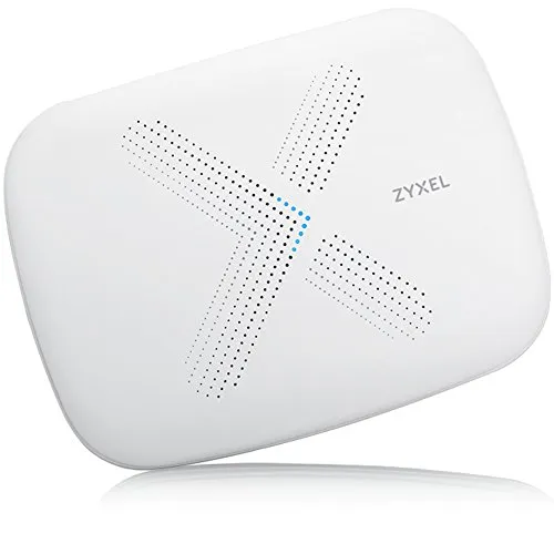 Zyxel Multy X WSQ50 Tri-band Mesh WLAN System - Repeater mit AC3000 Geschwindigkeit, ideal für nahtloses Streaming und Gaming in großen Haushalten.