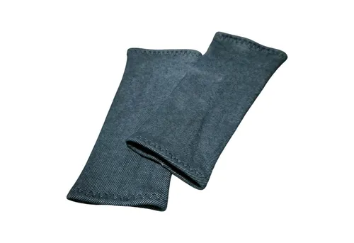 Britta Meier Armstulpen Konisch gearbeitete Pulswärmer aus kuscheligen Alpen-Fleece Uni-Farben Pulswärmer, Gelenkwärmer, Armstulpen