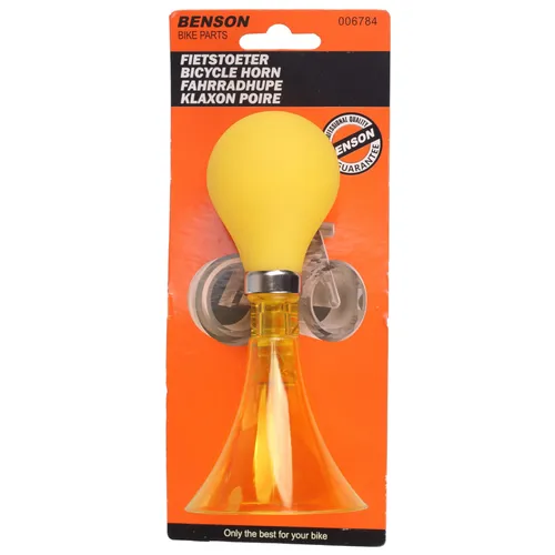 Fahrradklingel Fahrradhupe Ballhupe Kunststoff 22,2 mm sehr laut Gelb