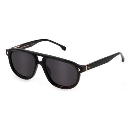 Lozza SL4330 700K Nero Lucido Sunglasses Man Acetate, Navigator, 55
