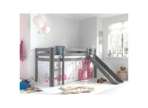 Spielbett Pino mit Rutsche und Textilset von Vipack