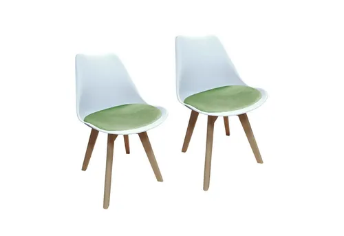 HTI-Living Esszimmerstuhl 2er Set im skandinavischen Design in weiß von HTI-Line