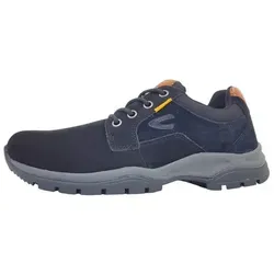 camel active Halbschuhe Leder Schnürschuh schwarz 41 EU - Sneaker aus hochwertigem Leder, ideal für lässige Looks mit bequemem Blockabsatz und optimalem Tragekomfort.