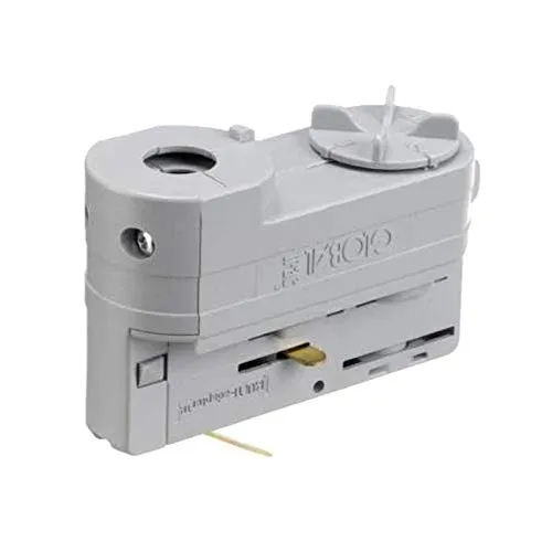 Adapter XTSA 68 | Nordic Global Trac 3 Phasen universal Adapter für Stromschienen - Multiadapter | Grau/Schwarz/Weiß (Grau)