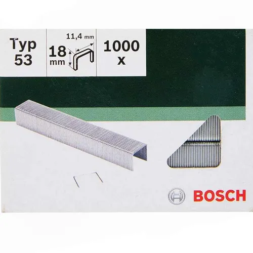Bosch  Klammern Typ 53 - 11,4 x 0,74 x 18 mm 1000 Stk. 2609255824