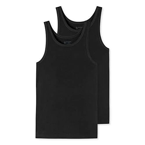 Schiesser Herren 2 Pack Unterhemd Ohne Arm von Schiesser