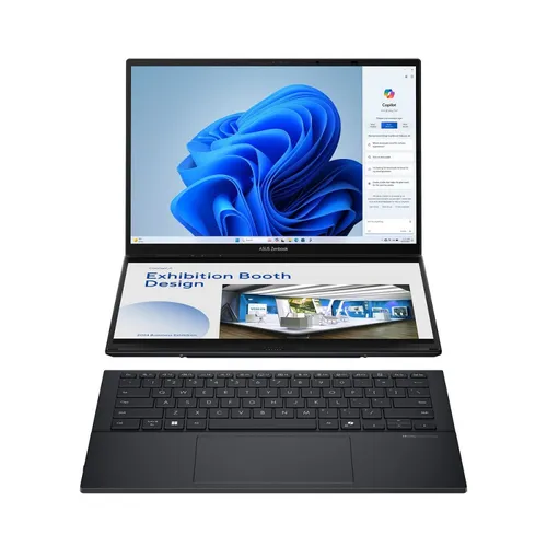 ASUS ZENBOOK 90NB14X1-M00800 - 2-in-1 Notebook - Laptops mit 2 hochauflösenden Lumina OLED Touchdisplays für maximale Produktivität und Flexibilität. Ideal für kreatives Arbeiten und Multitasking.