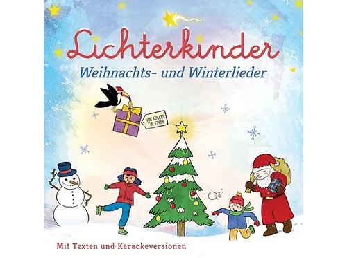 Lichterkinder - Weihnachts- und Winterlieder (CD) NEU - CD mit zauberhaften Weihnachts- und Winterliedern von Lichterkinder, perfekt für die festliche Stimmung und ideal für die ganze Familie.