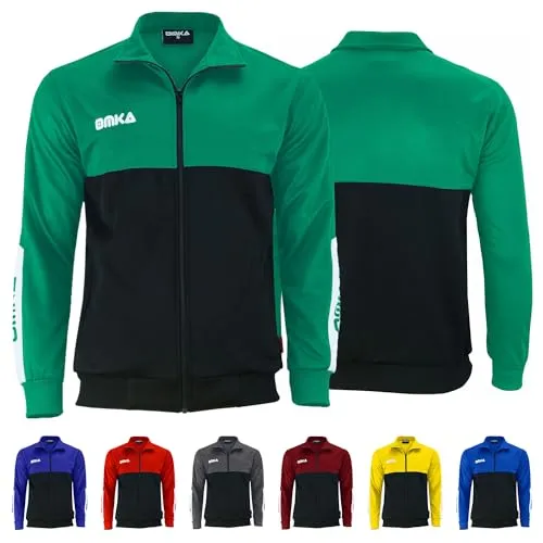 OMKA Optima Trainingsjacke OK203J - Funktionsjacken aus hochwertigem 100% Micropolyester mit Fleece-Innenfutter für optimalen Komfort. Atmungsaktiv und schweißabsorbierend, ideal für Jogging und Training.