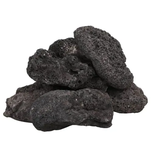 vidaXL Lavagranulat, Lavastein für Aquarien und Garten - Kies & Sand für Aquarien, 100% natürliche Vulkansteine, verbessern die Wasserqualität und eignen sich perfekt für Aquarien sowie als dekorativer Lavamulch im Garten.