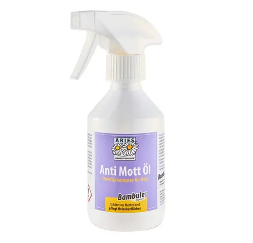 Aries Insektenspray Anti Mott Öl - Holz-Oberflächenspray Bambule 250ml