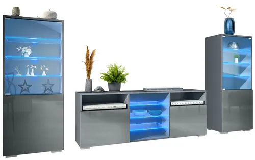 Vladon Wohnwand Granada von Vladon