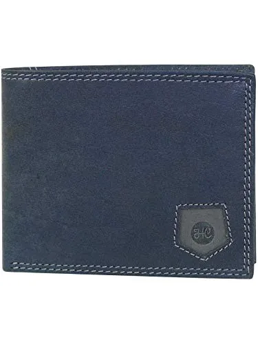HC Herren Geldbörse quer mit RFID Schutz, Farben:Marine