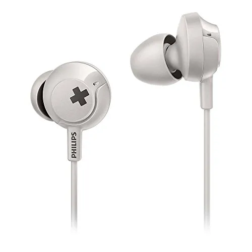 Philips SHE4305WT/00 In-Ear Kopfhörer – Voluminöse Bässe und Geräuschisolation