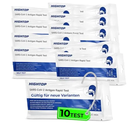 SARS-CoV-2 Schnelltest 10 Stück – Antigen Selbsttest Nasenabstrich
