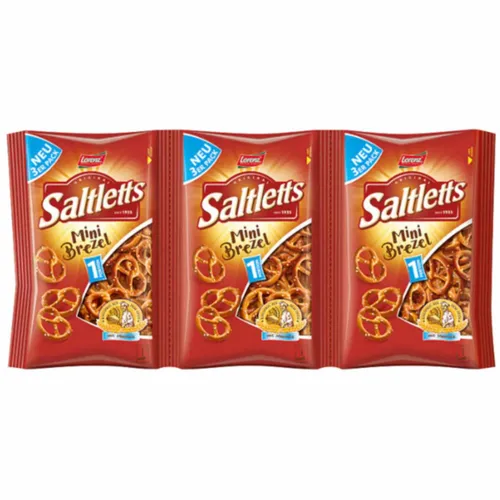 Lorenz Saltletts Mini Brezel 3x40g Packung