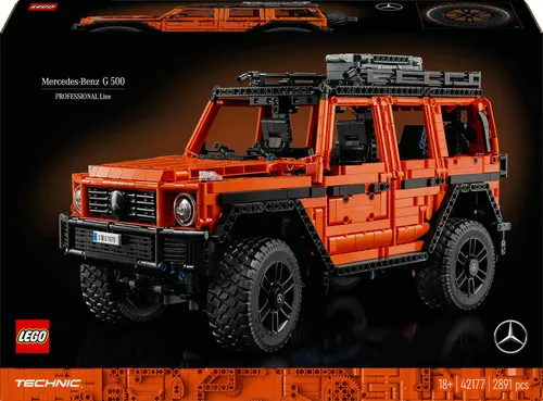 LEGO Technic Mercedes-Benz G 500 - Luxus-Geländewagen Bauset für Erwachsene mit authentischen Funktionen und detailreicher Bauanleitung