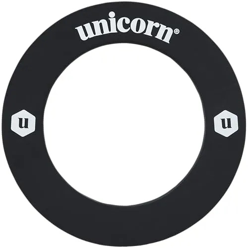 Unicorn Striker EVA Surround schwarz | Schutzring für Dartboards - Weiteres Zubehör für Dartspiele, schützt Wände und sorgt für weniger Abfall durch verfehlte Würfe.