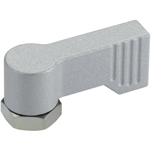 HALDER 24101.0231 Drehriegel, d1=17 mm, Silber