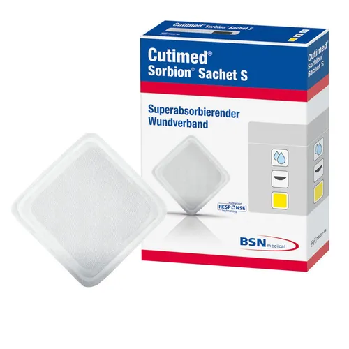 Cutimed Sorbion Sachet S Wundauflage 10x 48 St - Kompressen & Verbände - Hochabsorbierende Wundauflage für eine optimale Wundheilung, ideal für akute und chronische Wunden.