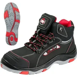 Arbeitsschuhe BTNred moderne Sicherheitsschuhe S3 schwarz/rot 46