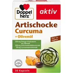 Doppelherz aktiv Artischocke Curcuma+Olivenöl Kapseln 30 St